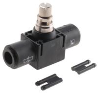 7770-12-00 Legris 7770 Series Tube In-line Regulator, 12mm Tube Inlet Port x 12mm Tube Outlet Port