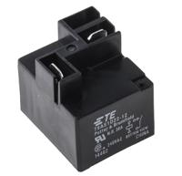 t9as1d22-12relayqcpcsealp TE Connectivity PCB Mount Power Relay, 12V dc Coil, 30A Switching Current, SPST