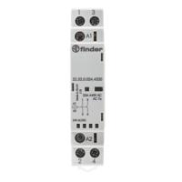 223200244320 Finder 22 Contactor, 24 V ac/dc Coil, 2-Pole, 25 A, 2.2 W, 2NO, 440 V