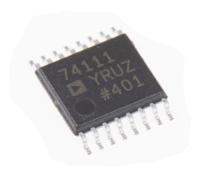 ad74111yruz AD74111YRUZ, Audio Codec IC, 1-Channel, 16-Pin TSSOP