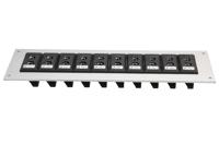 106-731 RS PRO Standard Size Thermocouple Connector Panel for Use with Thermocouple J, RoHS Standard