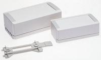 b1070365 OKW Toptec Series Grey ABS Enclosure, IP40, White Lid, 194 x 115 x 68mm