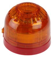 psc-0025 Klaxon Sonos Series Amber Sounder Beacon, 17 → 60 V dc, Wall Mount, 106dB at 1 Metre