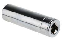 r10la Facom 1/4 in Drive 10mm Long Socket, 6 point, 50.5 mm Overall Length