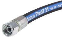 110-1999 RS PRO 358mm Synthetic Rubber Hydraulic Hose Assembly, 330bar Max Pressure