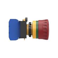 pbes22n10r TE Connectivity PBES22 Series Emergency Stop Push Button, Panel Mount, 22.3mm Cutout, 1NO, IP20, IP65