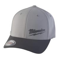 4932493104 Milwaukee Grey Standard Peak Bump Cap, Cotton, Polyester Protective Material