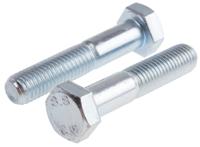 917-3264 RS PRO Bright Zinc Plated Steel, Hex Bolt, M14 x 70mm