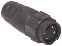 en3l4fx Switchcraft Circular Connector, 4 Contacts, Cable, Standard Connector, Socket, Female, IP68, IP69K, EN3 Series
