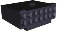 1-87631-6 TE Connectivity, AMPMODU MOD IV Female Connector Housing, 2.54mm Pitch, 20 Way, 2 Row