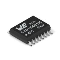 18014015401h 18014015401H Wurth Elektronik, 4-Channel Digital Isolator 150Mbps, 5 KV, 16-Pin SOIC