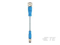 t4052127004-002 TE Connectivity Male/Female 4 way M8 to 4 way M12 Sensor Actuator Cable, 1000 mm