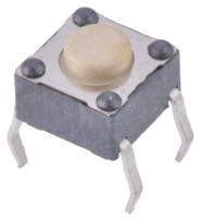430156043726 Wurth Elektronik White Tactile Switch, SPST 50 mA @ 12 V dc 0.9mm Through Hole