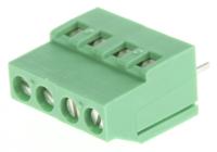 1712805 Phoenix Contact MKDS 3/4-5.08 Series PCB Terminal Block, 4-Contact, 5.08mm Pitch, Through Hole Mount, 1-Row, Screw