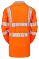 lfe926-nb-2xl PULSAR LFE904 Orange Men Hi Vis Polo Shirt, XXL