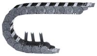 2600050750 Igus 2600, e-chain Black Cable Chain - Flexible Slot, W66 mm x D50mm, L1m, 75 mm Min. Bend Radius, Igumid G