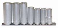 m3807 Teng Tools 7-Piece Metric 3/8 in Deep Socket Set , 6 point