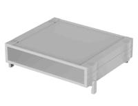 68626090mt1-bo-62609 Bopla Light Grey ABS Desktop Enclosure, 307.35 x?256.9 x?65.2mm