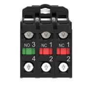 zb5az141 Schneider Electric Harmony XB5 Series Contact Block, 1 NO + 2 NC