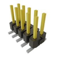 tsm-105-01-s-dv-a Samtec TSM Series Vertical Surface PCB Header, 10 Contact(s), 2.54 mm Pitch, 2 Row, Unshrouded