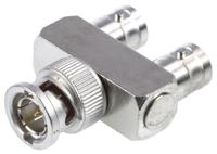 j01005a0005 Telegartner Tee 75Ω RF Adapter BNC Plug to BNC Socket 4GHz