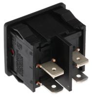 a41831g00000 Molveno Illuminated DPST, On-Off Rocker Switch Panel Mount