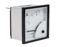 d72sd5a2-001-scaled-05a HOBUT D72SD Analogue Panel Ammeter 0/5A Direct Connected AC, 72mm x 72mm Moving Iron