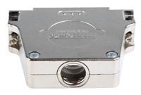 fmk5g-1727040104 FCT from Molex FMK Series Die Cast Zinc D Sub Backshell, 50 Way, Strain Relief