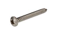 287-3913 RS PRO Stainless Steel Pan Head Self Tapping Screw, N°12 x 1.3/4in Long 45mm Long