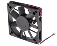 541-5003 RS PRO Axial Fan, 12 V dc, DC Operation, 39.1m³/h, 1.8W, 120mA Max, 80 x 80 x 15mm