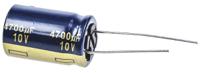 eeufc1a472 Panasonic 4700μF Aluminium Electrolytic Capacitor 10V dc, Radial, Through Hole - EEUFC1A472