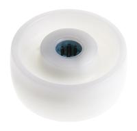 4062x LAG White Polyamide Hygienic, Low Rolling Resistance, Non-Marking Trolley Wheel, 250kg
