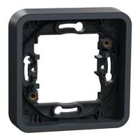 mur34107 Schneider Electric Mureva Styl Grey PC Back Box Mounting Frame, 1 Gangs