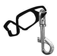 a001bkr Portwest Black Zinc Alloy, Santoprene, Acetal Copolymer Glove Grabber 60 mm