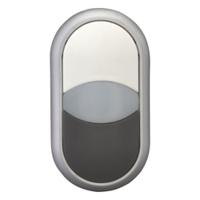 70011286-m22-ddl-wsm22-a Eaton RMQ Titan M22 Series Black/White Illuminated Momentary Push Button Head, 22mm Cutout, IP66