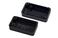 1551abk Hammond 1551 Series Black ABS Enclosure, IP54, Flanged, Black Lid, 35 x 20 x 15.5mm