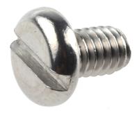 527-016 RS PRO Slot M4 Pan A2 304 Stainless Steel Machine Screws DIN 85 x 6.0mm
