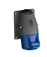 2cma193132r1000 Amphenol Industrial, 2CMA1 IP44 Blue Wall Mount 3P+E Industrial Power Socket, Rated At 32A, 250 V