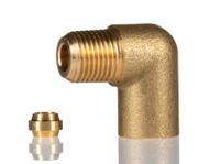 181450418 Norgren Enots 36 Series Elbow Threaded Adaptor, R 1/8 Male to Push In 4 mm, Threaded-to-Tube Connection Style
