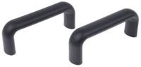 456-551 RS PRO Matt Black Plastic Handle 40.5 mm Height, 20mm Width, 107mm Length