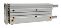 180-292 RS PRO Pneumatic Guided Cylinder - 25mm Bore, 125mm Stroke, Double Acting