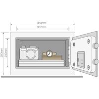 ysem250eg1 Yale 18.6L Safe Safe