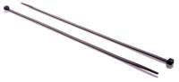 233-487 RS PRO Cable Tie, 300mm x 4.8 mm, Black Nylon, Pk-100