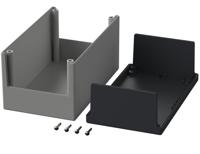 05460000 Bopla Element / Universal Series Graphite Grey, Light Grey Polystyrene General Purpose Enclosure, IP40, Light Grey /