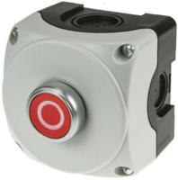 s1p01 Lovato Push Push Control Station Switch, Red, O, IP66, IP67, IP69K