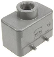 19300101420 HARTING Han B Heavy Duty Power Connector Hood, M20 Thread, Top Entry