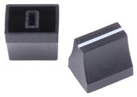 05-lk121-04 Sifam Black Potentiometer Knob Tang, 05 LK121 04