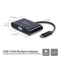 cdp2vgauacp StarTech.com USB-C Docking Station with VGA - 1 x USB ports, USB A, USB C