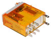 465280480054 Finder Plug-In Mount Power Relay, 48V ac Coil, 8A Switching Current, DPDT