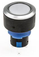 175-8279 RS PRO Illuminated Push Button Switch, Panel Mount, 22.2mm Cutout, SPDT, Blue LED, 250V ac, IP65